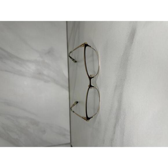 Prada chocolate brown and gold cat-eye eyeglasses - Picture 2 of 5